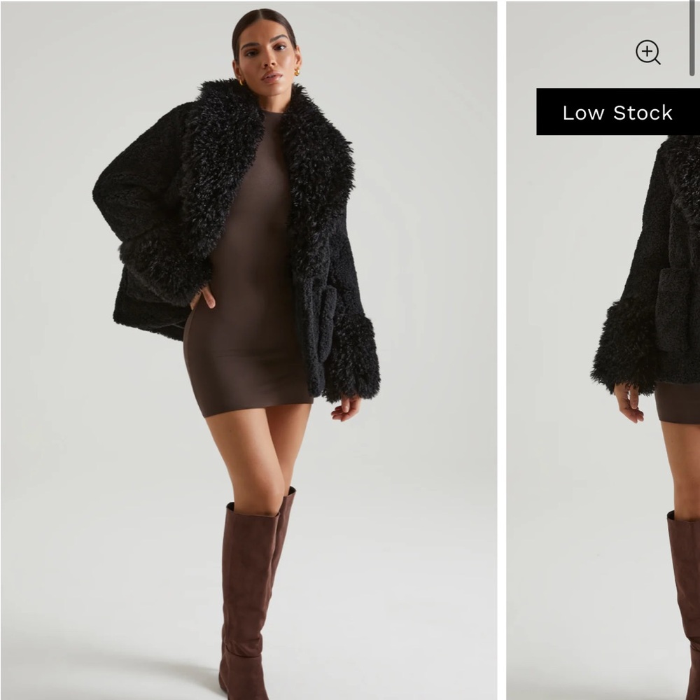 Oh Polly Shearling Coat